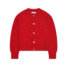 Load image into Gallery viewer, Rhinestone Cashmere Cardigan