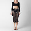Embellished Crochet Skirt